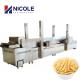Customized Continuous SUS 304 Pellet Frying Line Electric Commercial Potato Chip Fryer