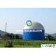 Double Membrane Roof  Biogas Storage Tank 50000 / 50k Gallon Water Storage Tanks Color Customized