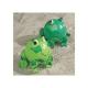 PVC Green Frog Beach Toys Inflatable Animal Beach Balls 10 Overall Size Measures 14