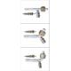 #6 #8 #10 #12 Al joint with R12 high & low pressure valve (Female O-Ring) / auto air conditioning hose fitting
