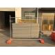 temporary fencing panels AU DAMPIER standard AS4687-2007 temp site fencing panels 2.1m*3.5m with brace 42 microns hdg