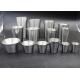 Straight Mouth 30-500ml Stainless Steel Beer Cup Rolled Edge Liquor Cups
