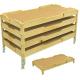 kindergarten projects, kids wooden bed for primary school, daycare furniture sets