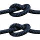 1/2 X 100' Halyard sail line,anchor rope polyester double braid ,Black