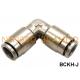 Push In Union Male Elbow Swivel Brass Air Pneumatic Hose Fitting 1/8 1/4 3/8 1/2