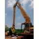 Excavator Extension Long Reach Boom Arm 18m 20m 35m For High Reach Demolition Attachment