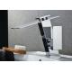 Waterfall LED Light Bathroom Basin Faucets Single Handle Durable Featuring