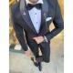 Men'S Dark Custom Tuxedo Suit 46''-56'' Shawl Collar Tuxedo Waistcoat