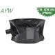 Glossy Black Liquid Spout Bags Clear Window For Soft Drinks / Energy Drinks