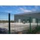 Pvc Coated 50x100mm Welded Wire Mesh Fencing 2m High By 2.5m Wide Metal V Panel