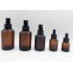 Slanted Shoulder Cosmetic Pump Bottle 15ml 60ml For Essential Oil