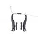 Linear Pull Brake Mountain Bike Spare Parts With Melt Forged Alloy Arms 128mm