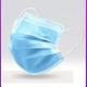 Disposable Non Woven Face Mask , Low Breath Resistance Earloop Surgical Mask