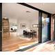 Panoramic Glass Sliding Door Aluminum Slim Frame Automatic Operating System For Patio Terrace