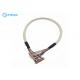 Round Grey Electronic LVDS Monitor Cable For LCD Controller Board 30 Pin