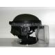 Tactical Ballistic Protection Helmet with Face Shield Threat for Protection 0. 14 sq. M