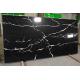 High Black Glass Color Calacatta Quartz Stone With NSF For Kitchen Top