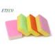 Colorful Dish Cleaning Sponge , Strong Grip Strength Washable Dish Sponge