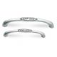 Zinc Alloy Furniture Door And Cabinet Handles with Satin Silver + Black Finish