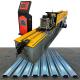 Omega profile roof batten roll forming machine in Egypt Top hat roll forming machine Raw material: Galvanized steel