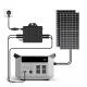 800W Solar Micro Inverter With 2500W Power Station Storage Battery And Internal Wifi Monitor Microinverter Balcony Solar
