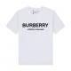 Wholesale burberry white t-shirt classic design for men women all seasons