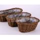 wicker basket manufacturer garden basket set willow plant baskets stock fast shipment