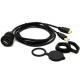 Durable Car Dashboard USB Extension Cord Compatible With Various Vehicles