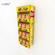 Custom 4-Tiers Yellow Metal Food Display Rack Design for Sale