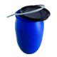Cylindrical 585*970mm Blue Chemical Blue Drum 200 Liters 9kg