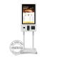 32'' Selfservice Ordering Payment Kiosk With POS Hole QR Scanner