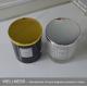 Clean Burning Natural Soy Wax Candles , Gold Lid Black Glass Candle Jars