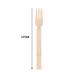 17cm Eco Friendly Disposable Bamboo Cutlery Biodegradable Wooden Picnic Forks