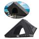 Universal Triangle Clamshell Hard Shell Car Roof Top Tent for Outdoor Camping Dark Gray