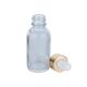 30ml Round Cosmetic Dropper Bottles Skincare Transparent Glass Bottle