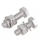 Hex Cap Screw Bolt Stainless Steel 316 DIN931 / DIN933 Hex Bolt And Nut Steel