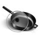 28cm Cast Iron Skillet Pans Less Smoke 3.5kg Long Handle Cast Iron Frying Pan