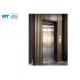 Gearless Drive 1.5mm 304 Hairline Stainless Steel Commercial Passenger Elevator