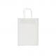 White Shopping Kraft Paper Bags With Handles 8 X 4 1/2 X 10 1/4