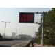 Energy Saving LED Variable Message Signs , Double Sided Variable Traffic Signs P10mm