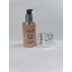 40ml Makeup Foundation Bottle Pump Bottle With Silver Pump Cosmetic Packaging OEM