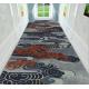 Coil Crystal Velvet Custom Commercial Floor Mat For Entrance Corridor Stairway Hotel