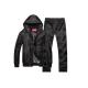 Fashion Style Hooded Custom Youth Sports Apparel Plain Dyed Technics In Black Color