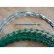 razor barbed wire protect barrier sentry frontier defense mesh fence high safe isolation military razor wire mesh fence