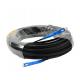 SC / UPC Jumper FTTH Outdoor Drop Cable G652D G657A Fiber Optical Cable Patch Cord