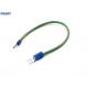 Copper Connector Custom Wiring Harness Green / Yellow Color With Spade Terminal