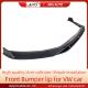 Bright Black Carbon Fiber Front Lip , Volkswagen CC Car Front Splitter