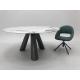 Foshan Factory Modern Home Furniture Dinning Table Set 6 Seater Round Marble Dining Table for Restaurant
