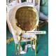 Gold Wedding Banquet Chair Stainless Steel W50xD65xH92cm 6.5KGS