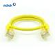 Cat5e 26AWG Copper Patch Cord Yellow FTP Network Cable